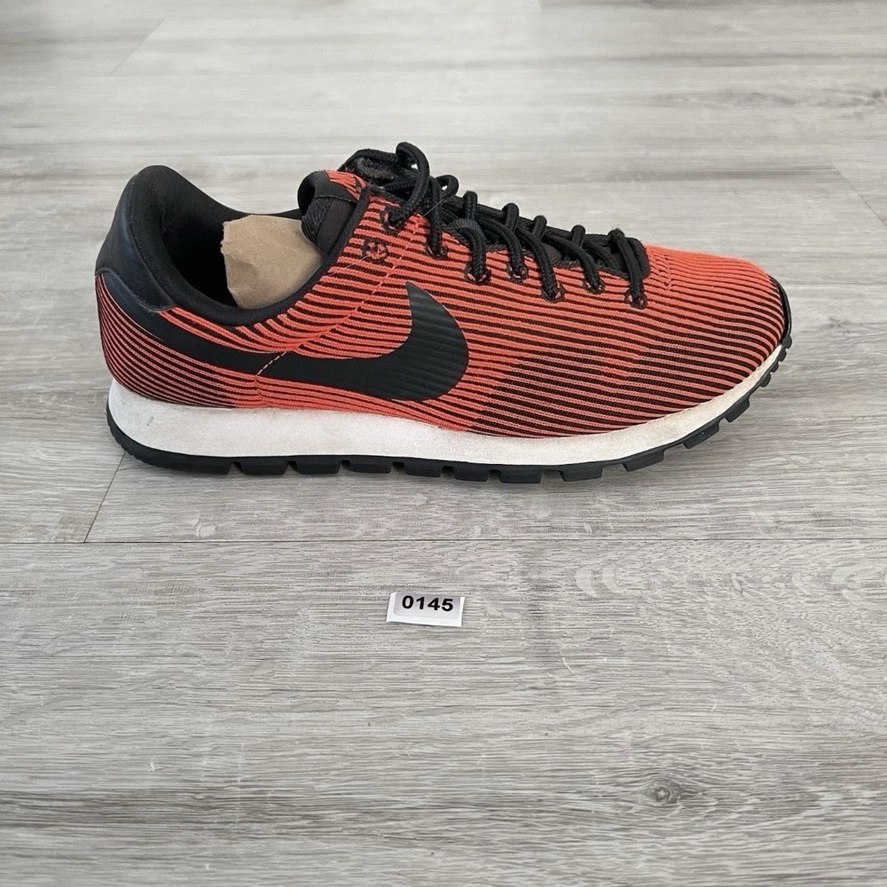Nike Air Pegasus 83 Knit Jacquard Womens 7 Red Black Running Shoes 844751-600